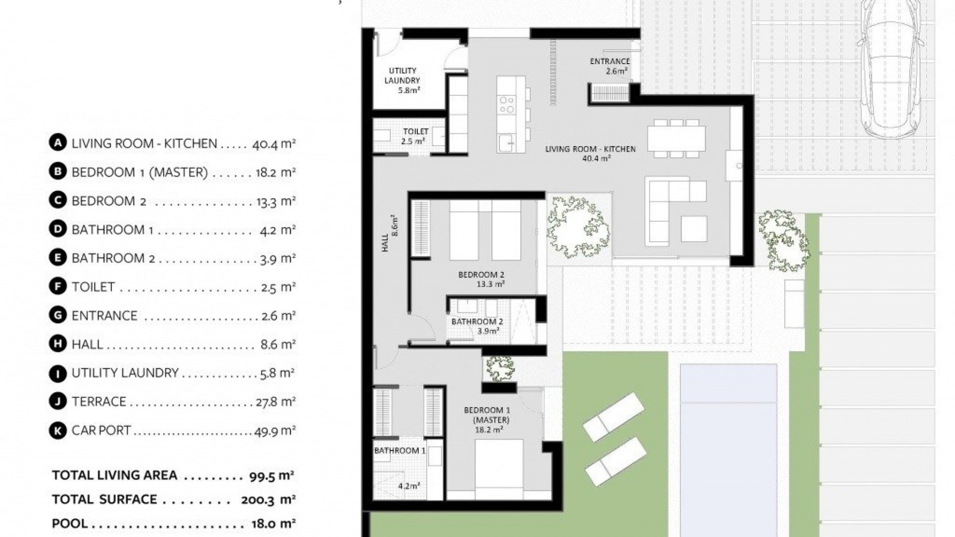 Neubau - Villa - Banos y Mendigo - Altaona Golf And Country Village