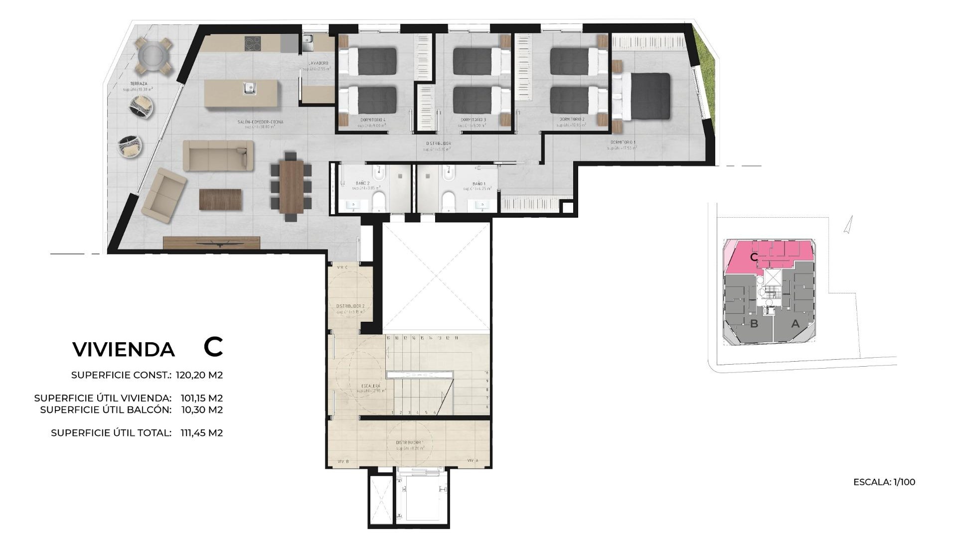 Neubau - Wohnung - Aguilas - Las Yucas