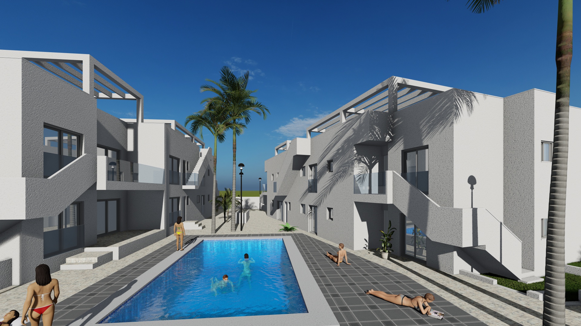 Neubau - Wohnung - Villamartin - blue lagoon