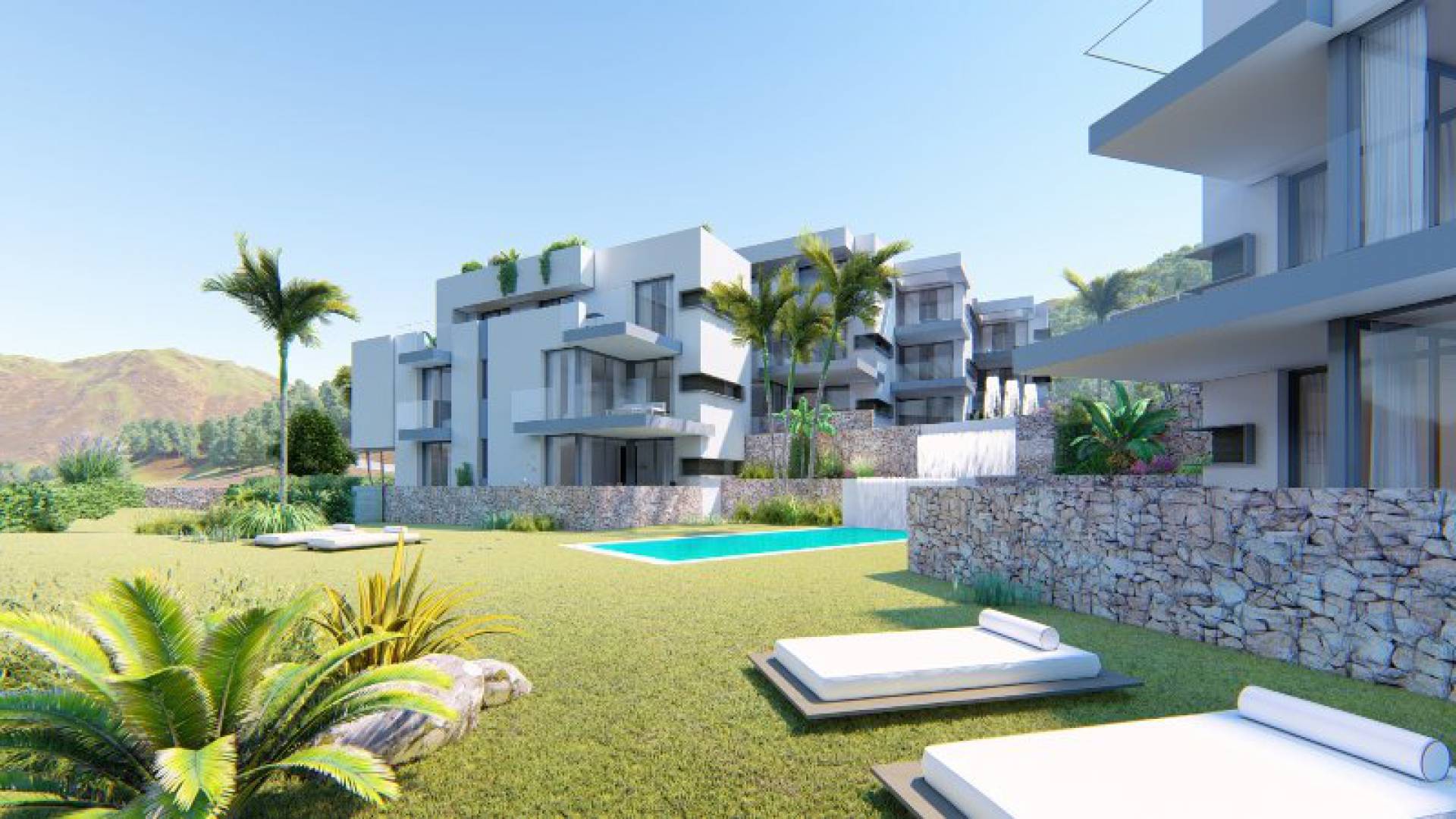 Nieuw gebouw - Appartement - La Manga Club - Las Orquideas