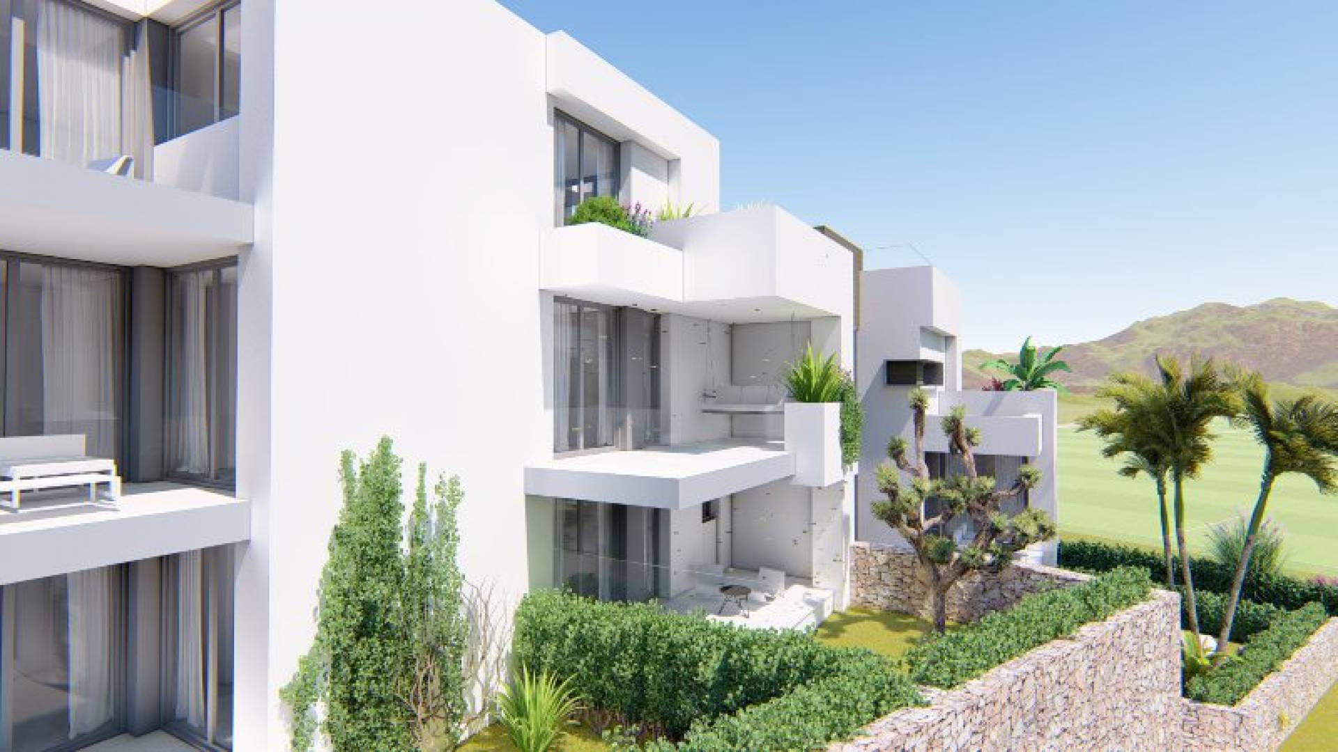 Nieuw gebouw - Appartement - La Manga Club - Las Orquideas