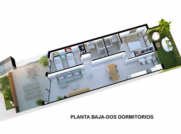 Nybyggnad - Lägenhet - Los Alcazares