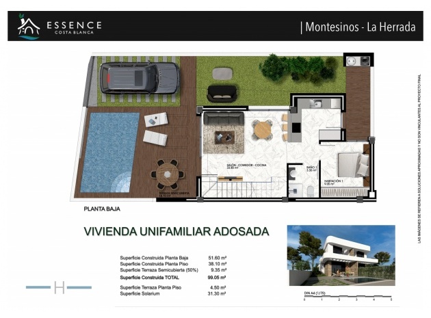 Nouvelle construction - Maison de ville - Los Montesinos - Res. Essence