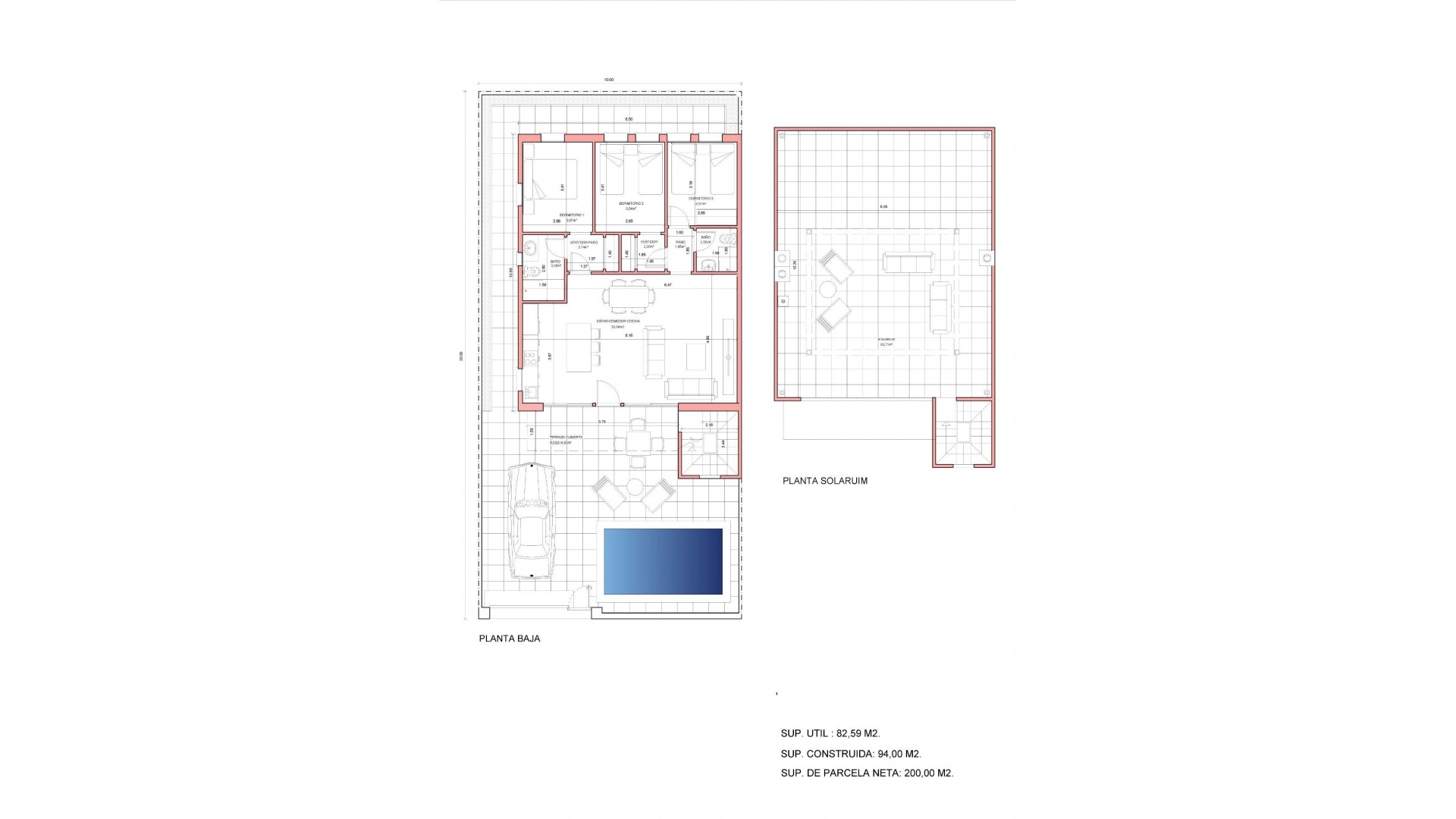 Neubau - Villa - Fuente Álamo - La Pinilla