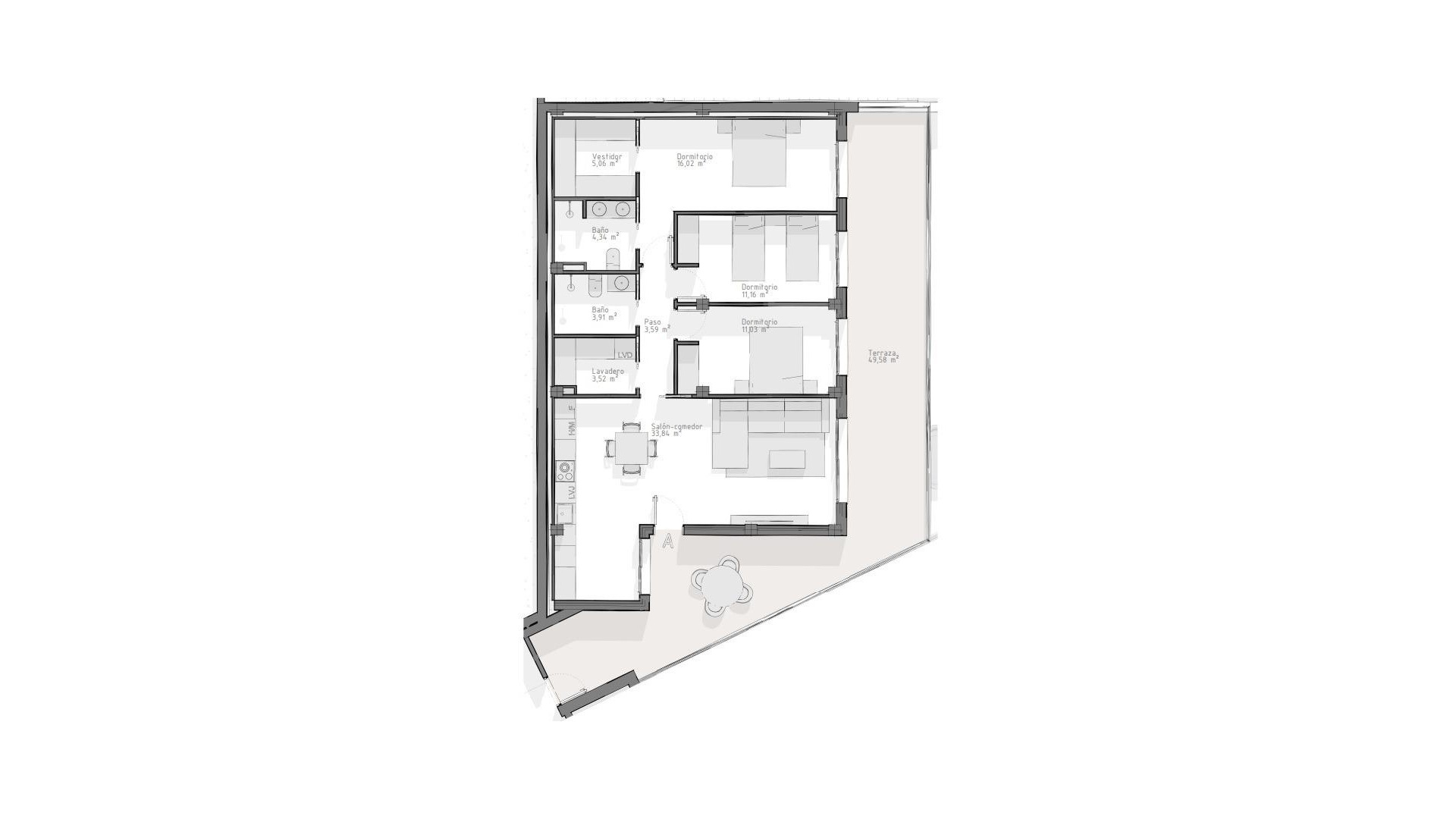 Neubau - Wohnung - Aguilas - Playa del Hornillo