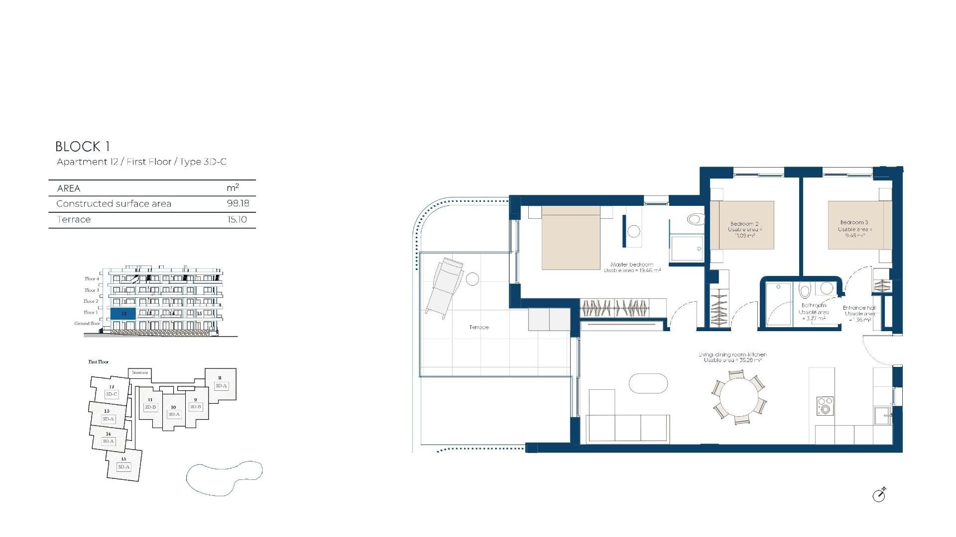 Neubau - Wohnung - Banos y Mendigo - El Valle Golf