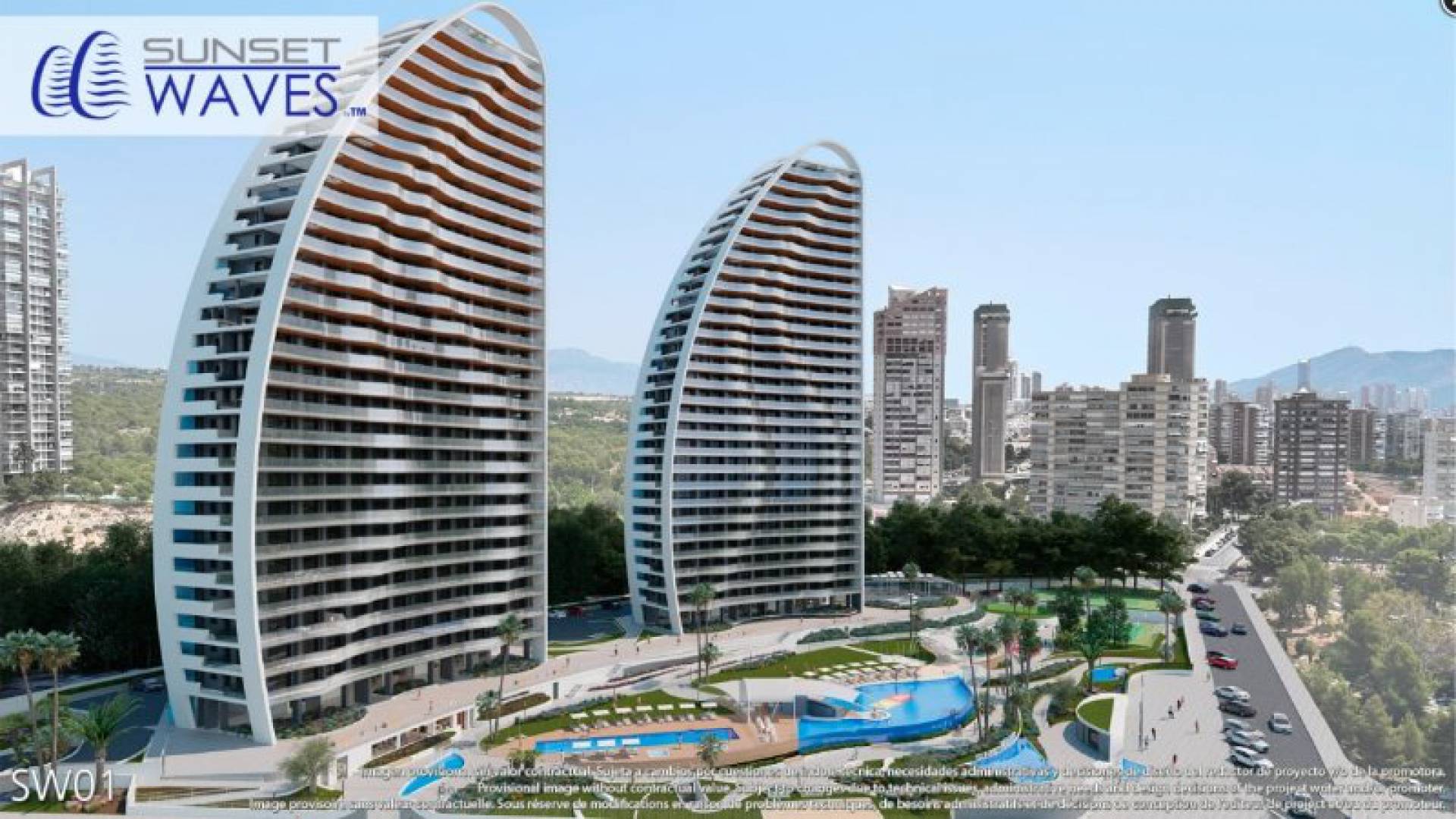 Neubau - Wohnung - Benidorm - Sunset Waves