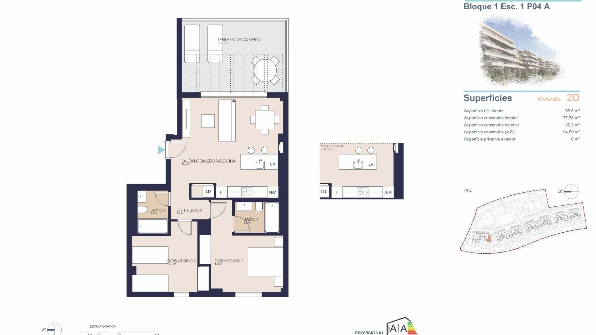 Neubau - Wohnung - Denia - Playa de La Almadraba