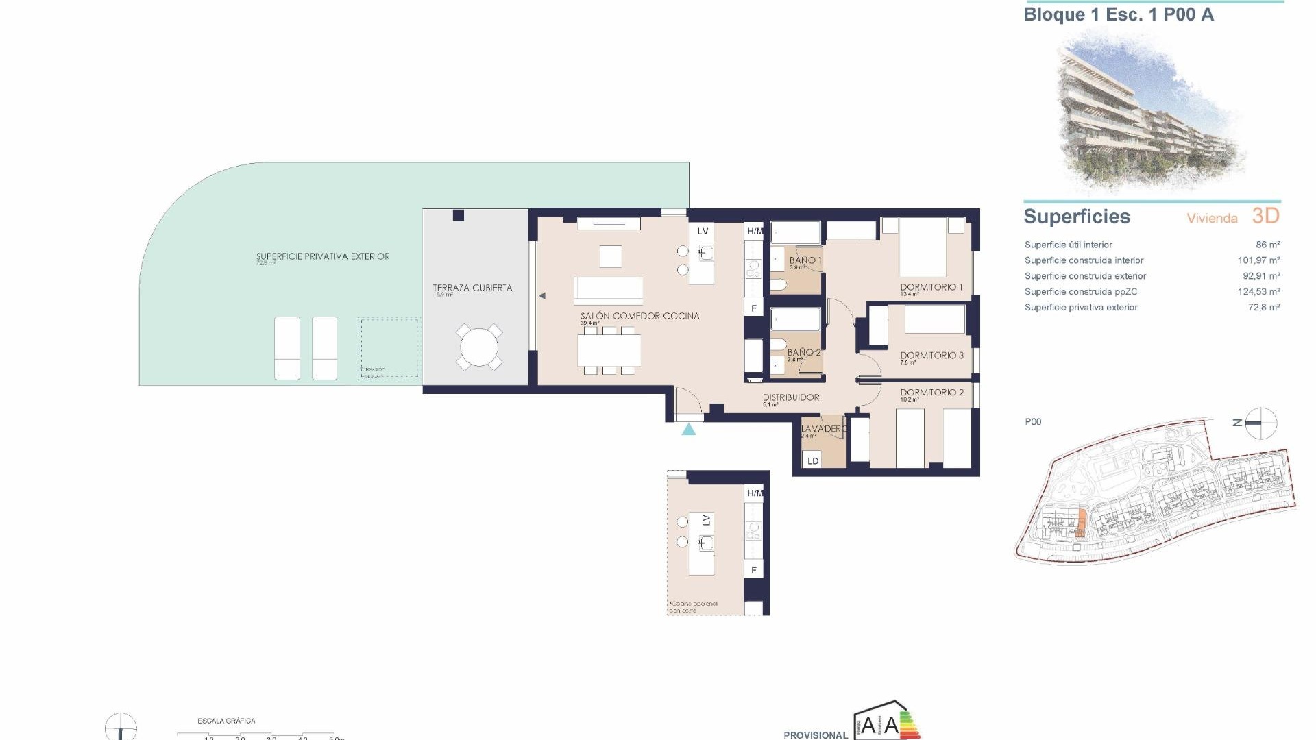 Neubau - Wohnung - Denia - Playa de La Almadraba