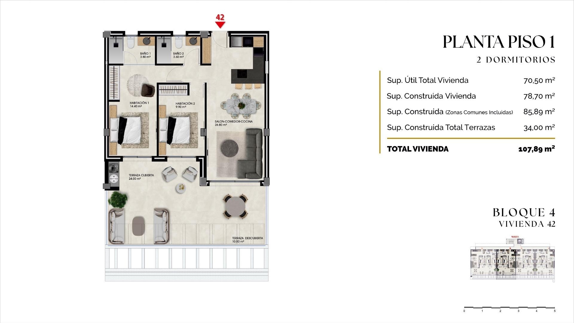 Neubau - Wohnung - Finestrat - Balcón De Finestrat