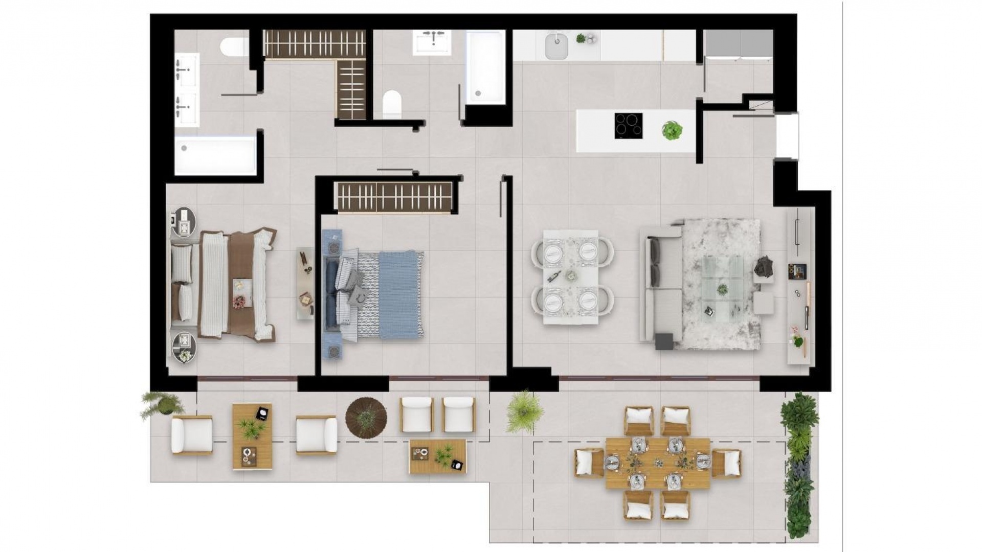 Neubau - Wohnung - Istán - Urbaniz. Cerros del Lago