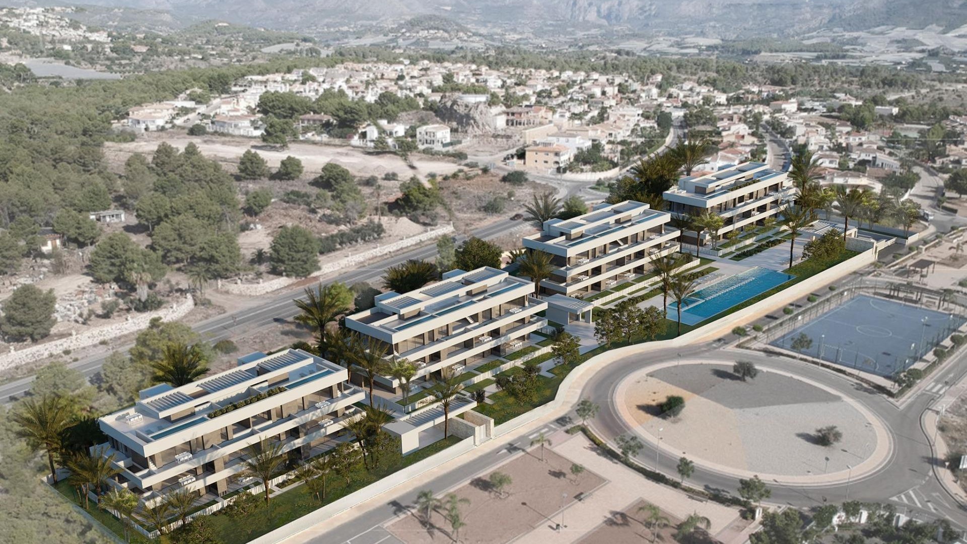 Neubau - Wohnung - La Nucia - Puerto Azul