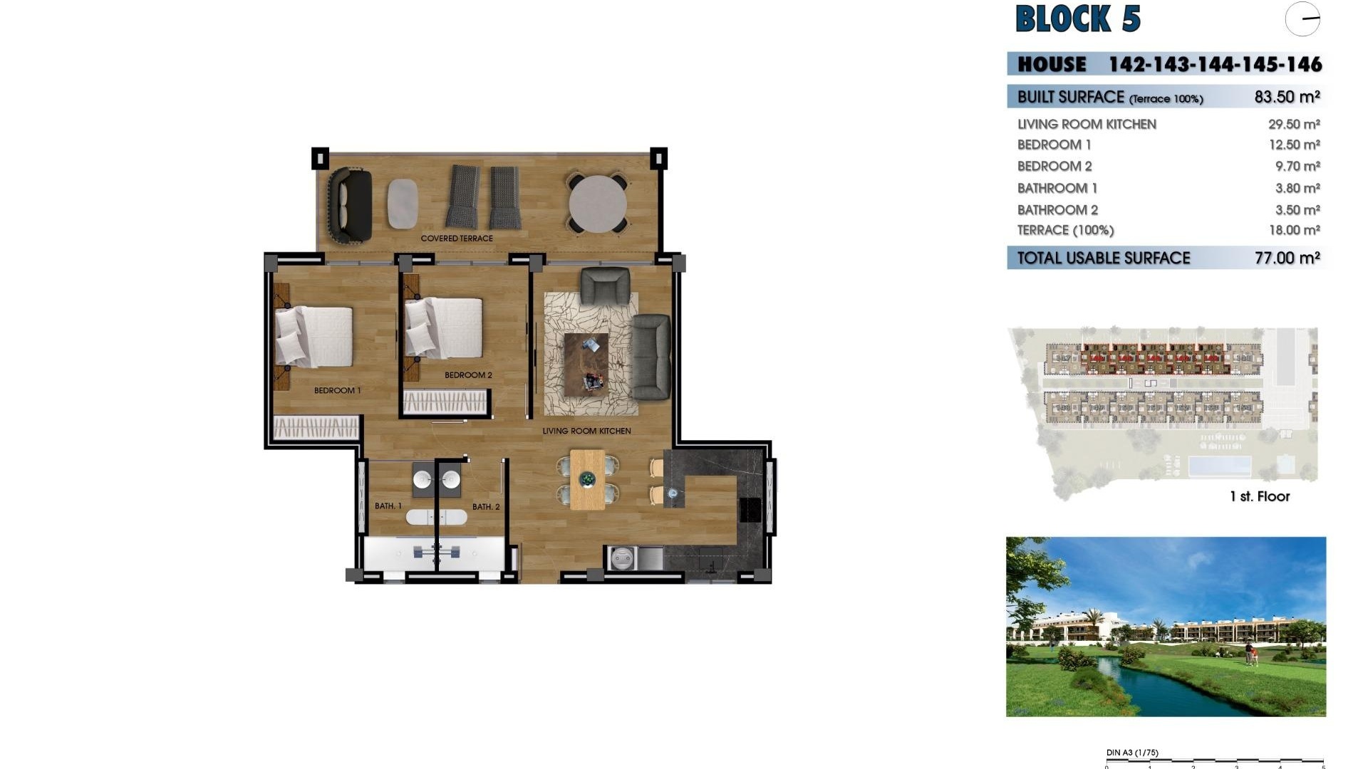 Neubau - Wohnung - Los Alcazares - La Serena Golf