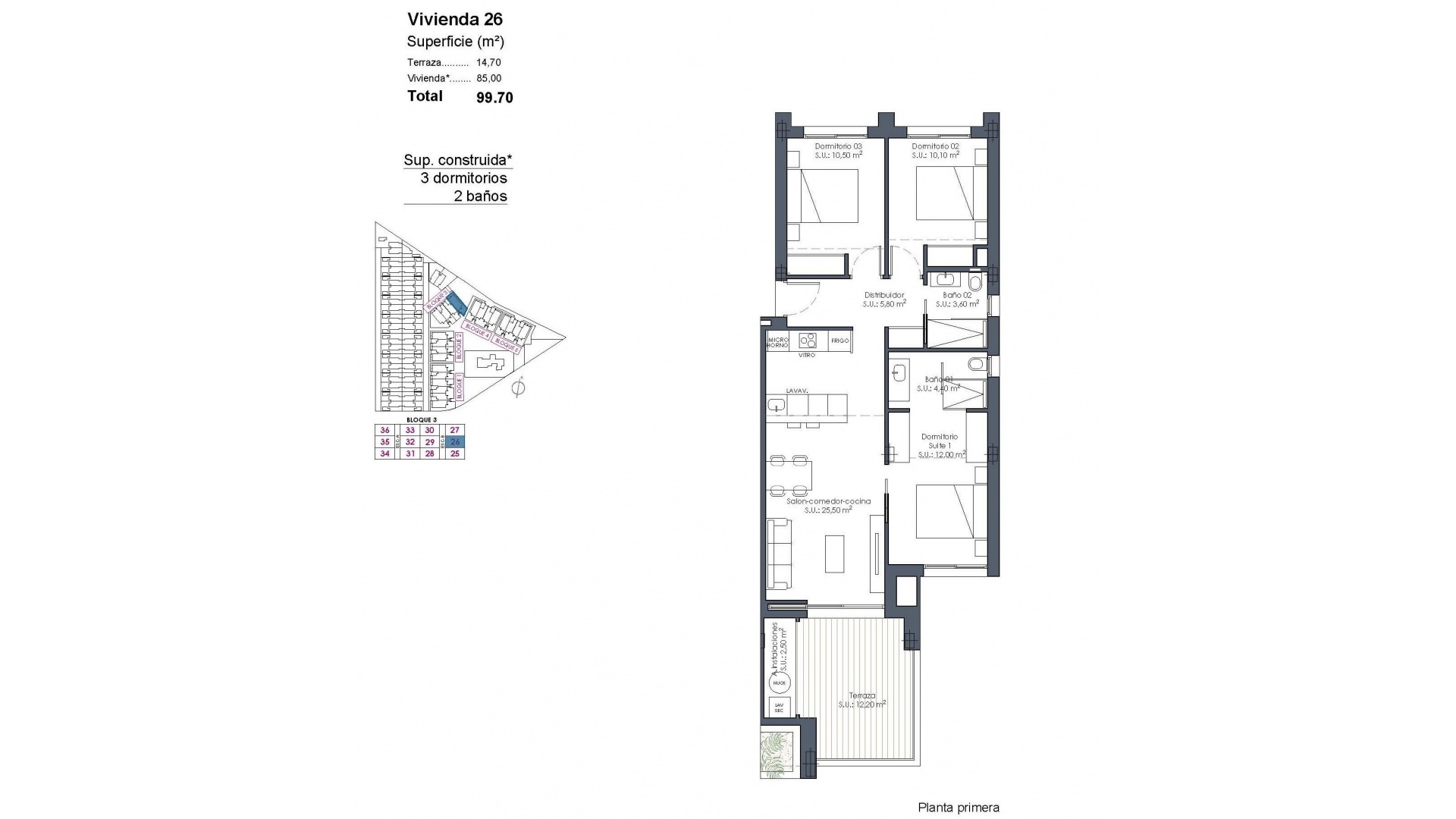 Neubau - Wohnung - Los Alcazares - Serena Golf