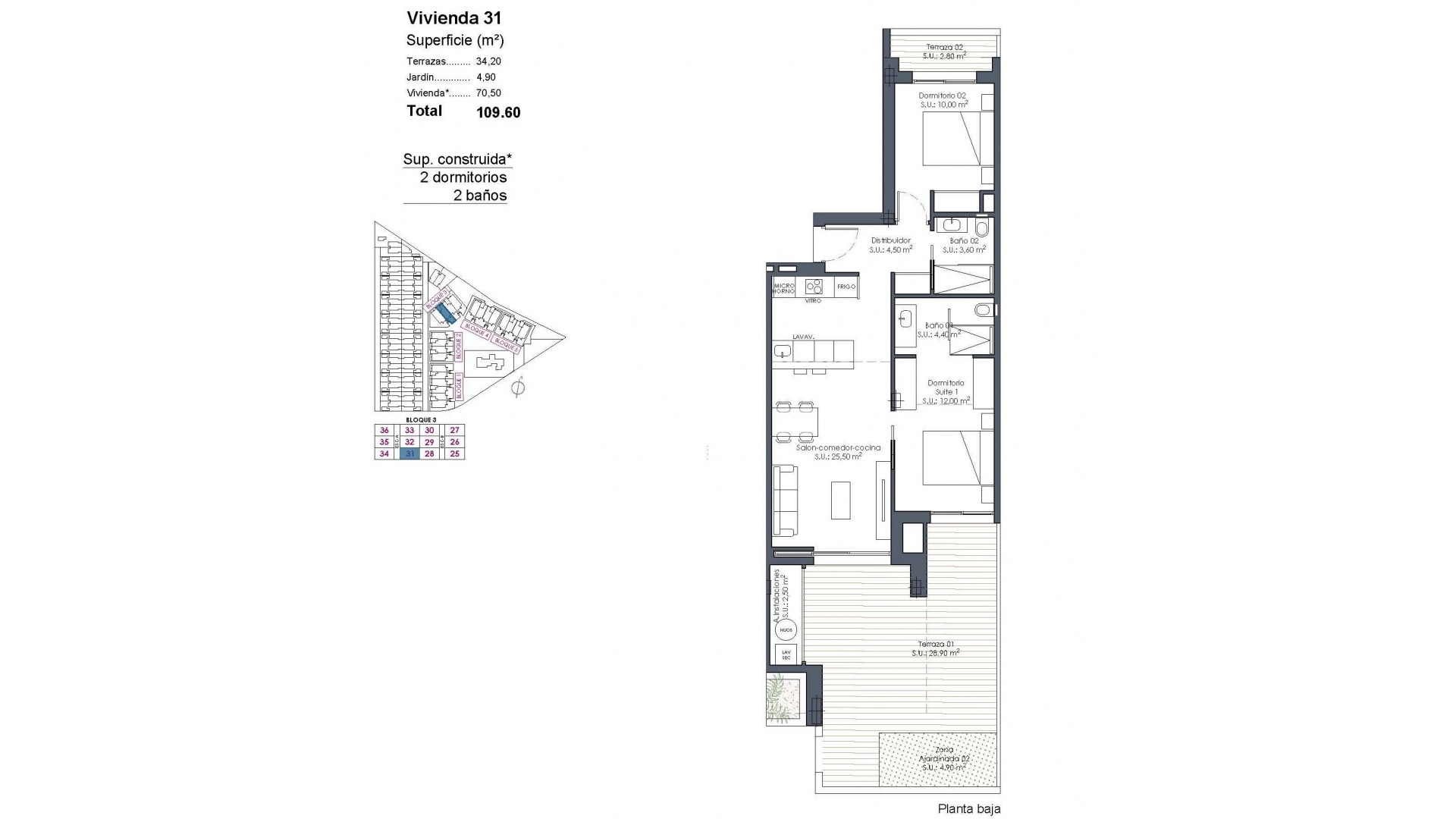 Neubau - Wohnung - Los Alcazares - Serena Golf