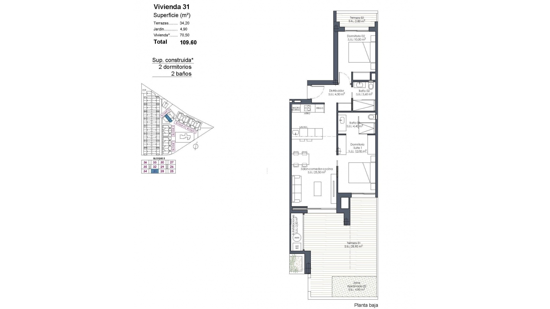 Neubau - Wohnung - Los Alcazares - Serena Golf