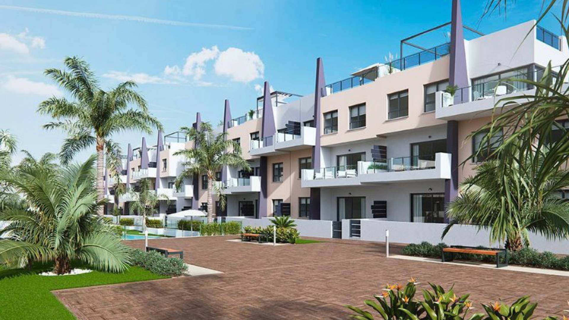 Neubau - Wohnung - Mil Palmeras - Res. Bianca Beach