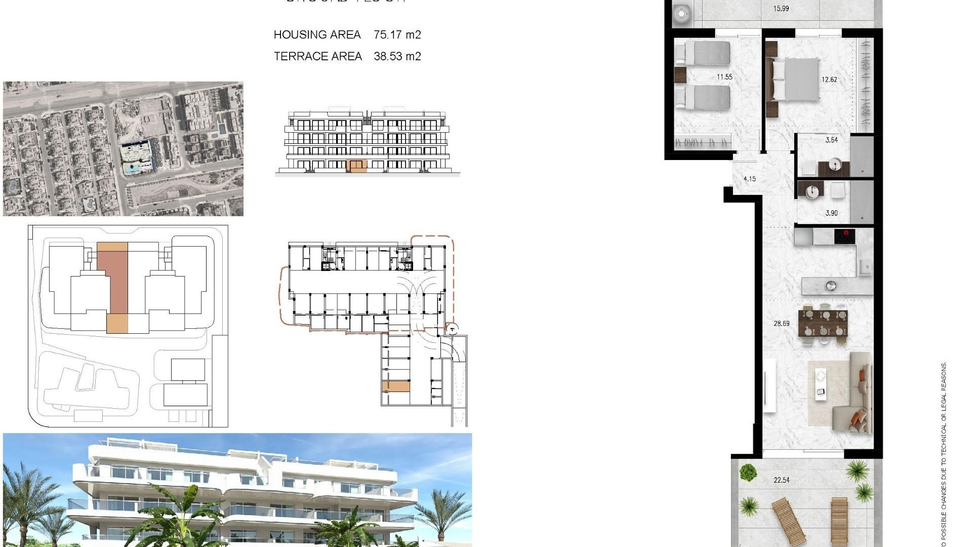 Neubau - Wohnung - Orihuela Costa - Lomas de Cabo Roig