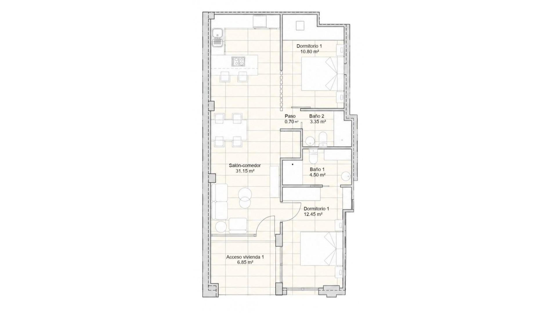 Neubau - Wohnung - San Javier - pueblo