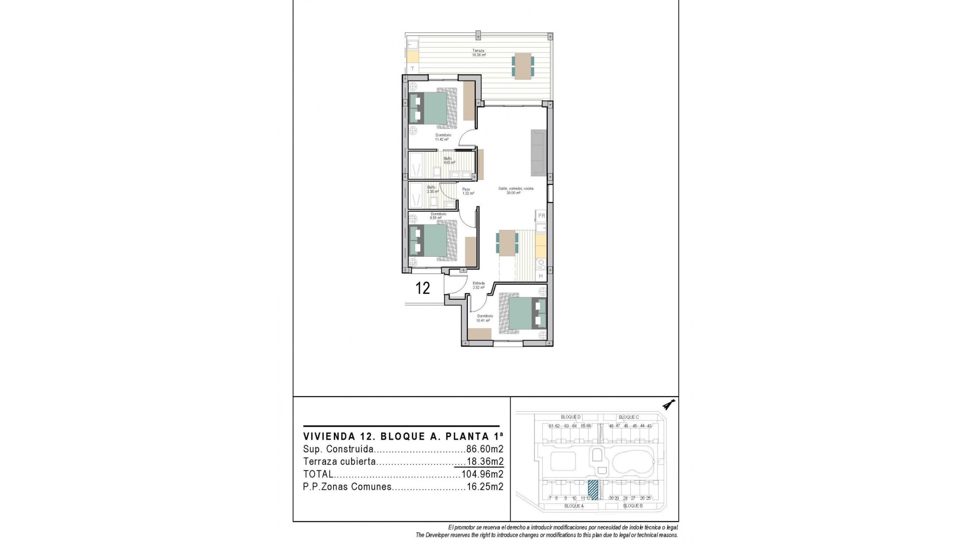 Neubau - Wohnung - Torre Pacheco - San Cayetano