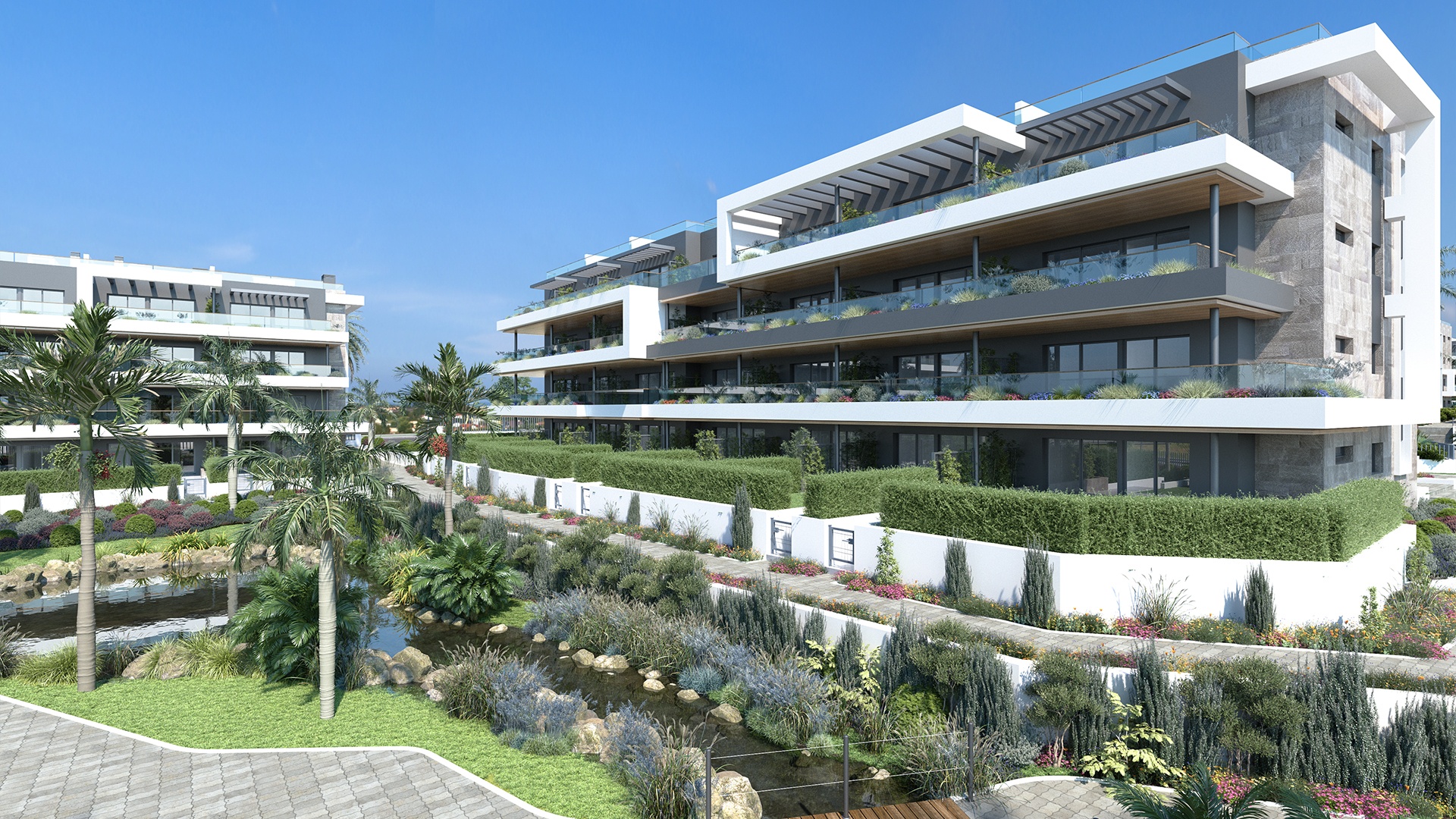 Neubau - Wohnung - Torrevieja - Lagoons Village Laguna Rosa