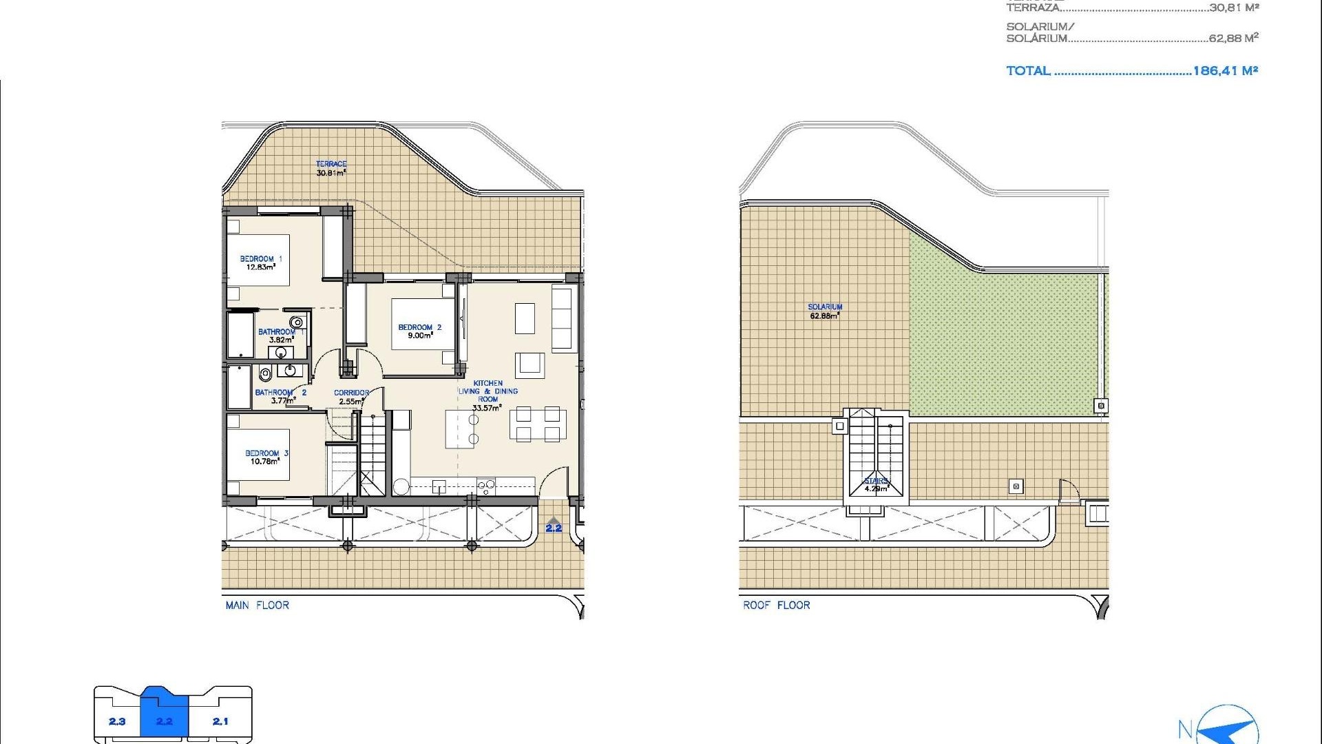 New Build - Apartment - Los Alcazares - Serena Golf
