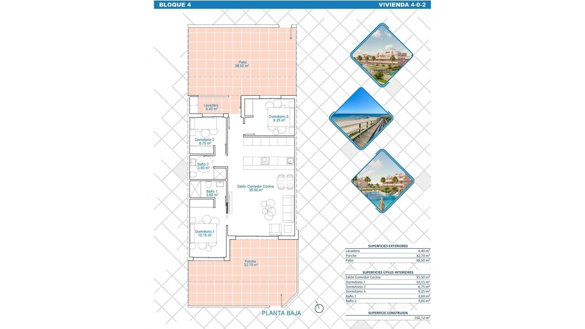 New Build - Apartment - Pilar de la Horadada - Lo Monte