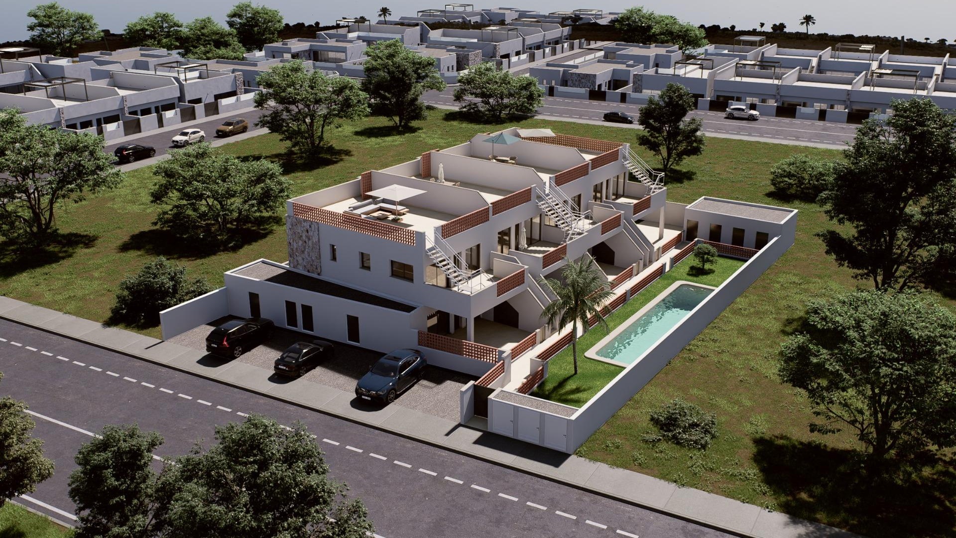New Build - Bungalow - Pilar de la Horadada - Parque del Mediterraneo