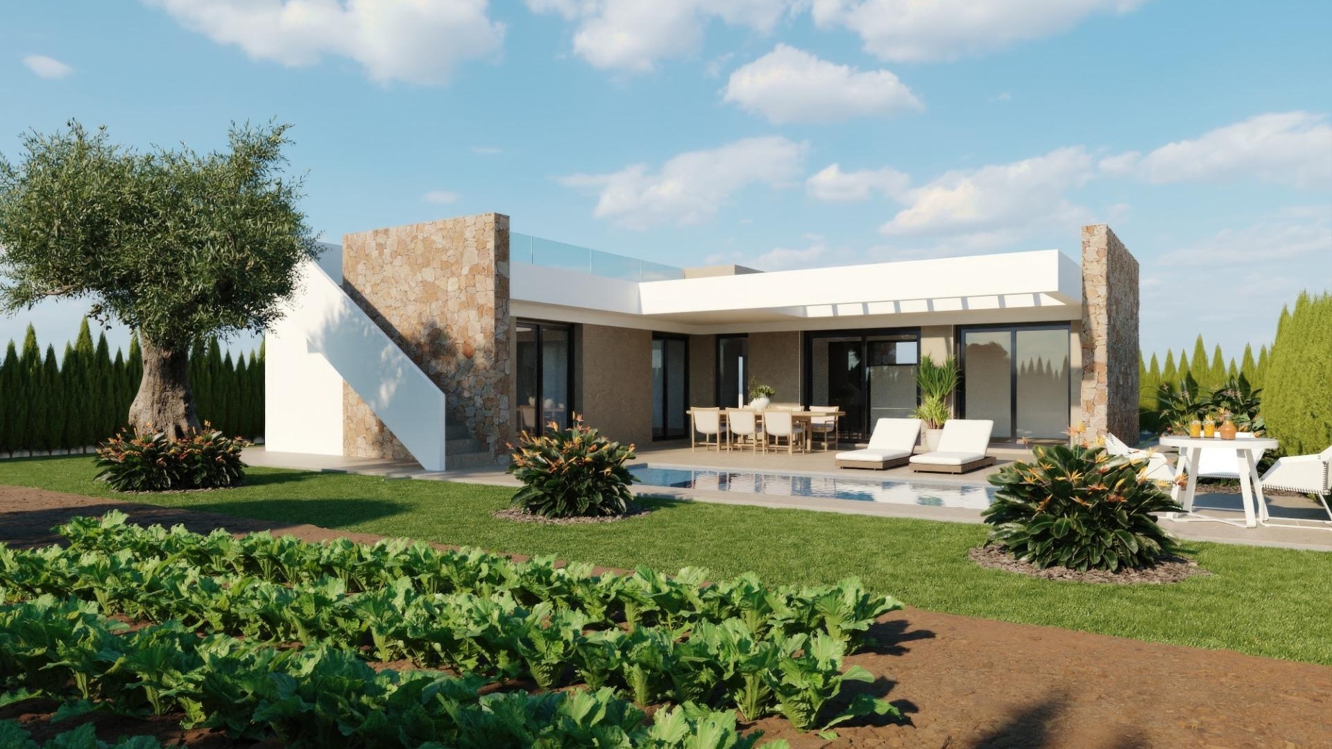 New Build - Villa - Fuente Álamo - Hacienda del Alamo