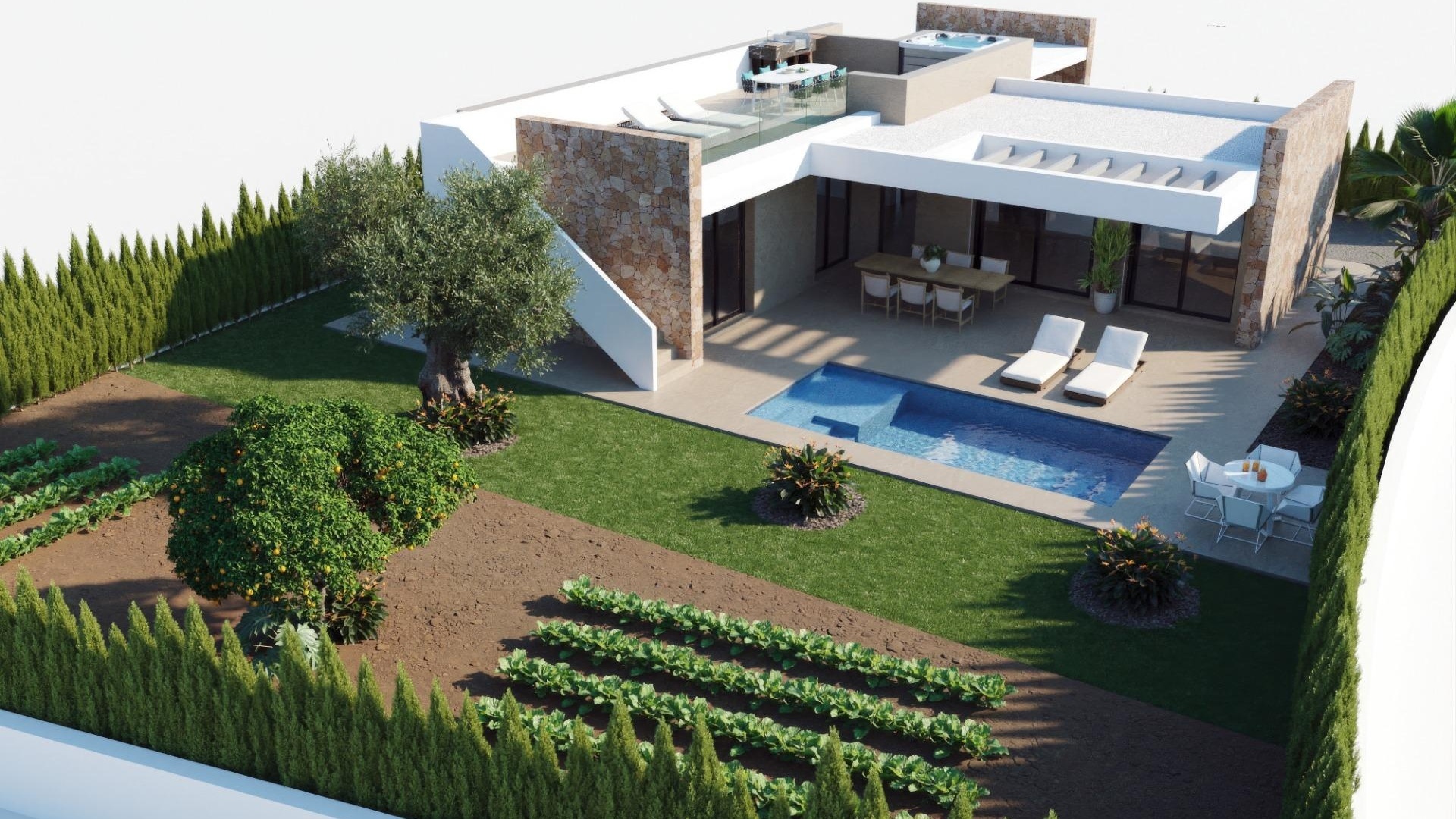 New Build - Villa - Fuente Álamo - Hacienda del Alamo