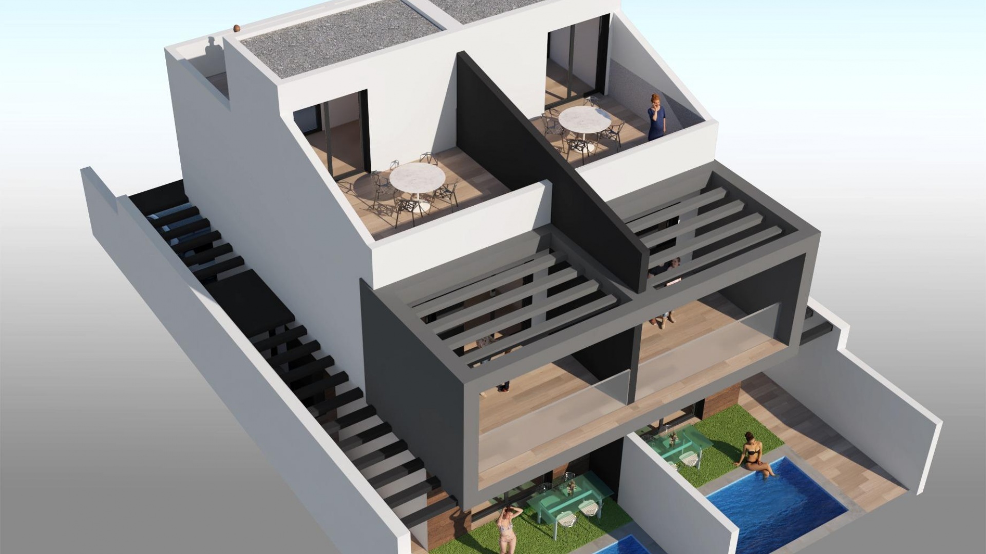 New Build - Villa - San Javier - Santiago de la Ribera