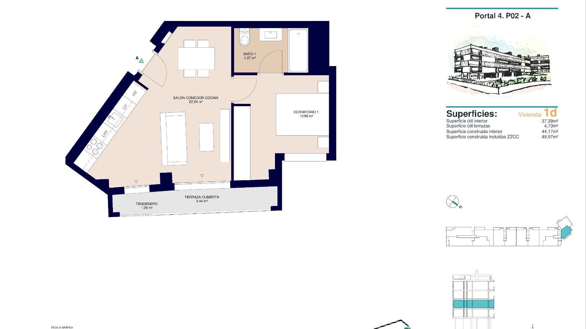 Nieuw gebouw - Appartement - Alicante - San Agustín-PAU 2