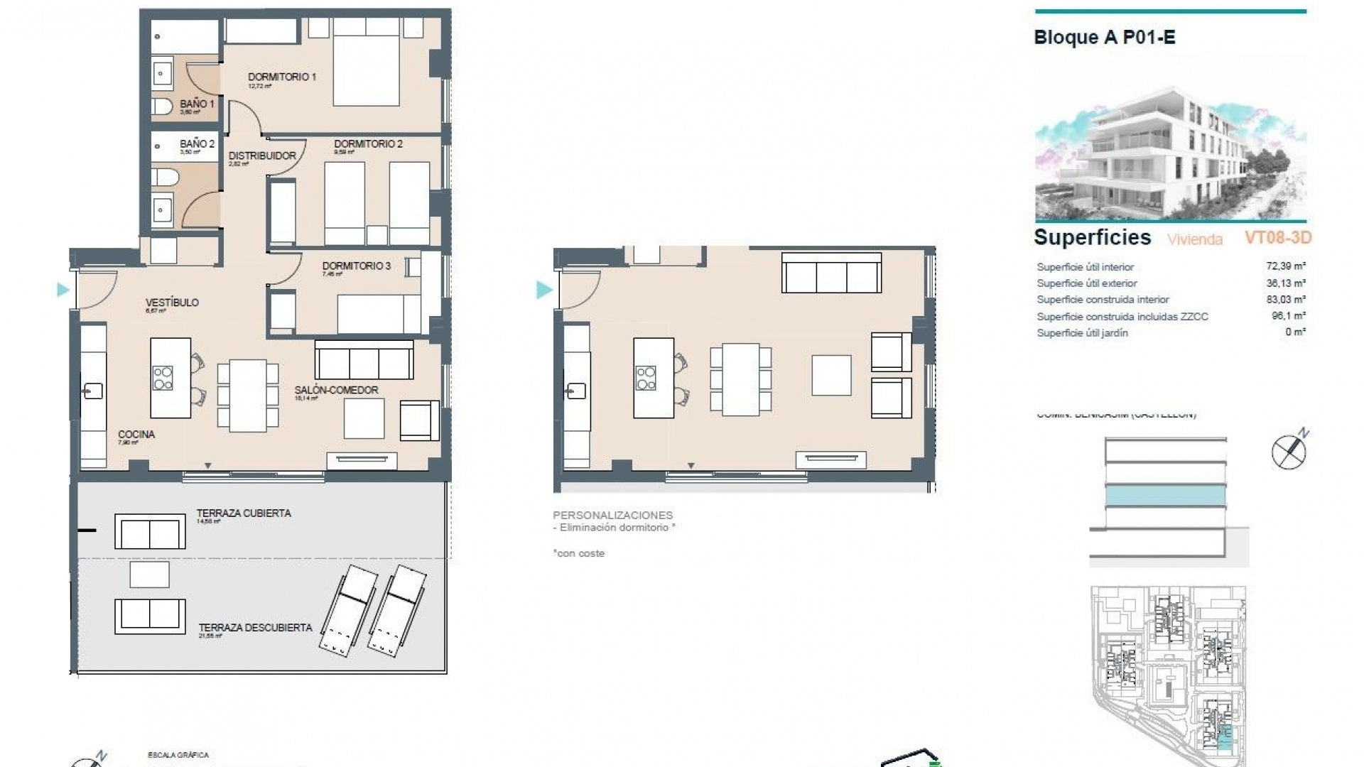 Nieuw gebouw - Appartement - Benicassim - Almadraba