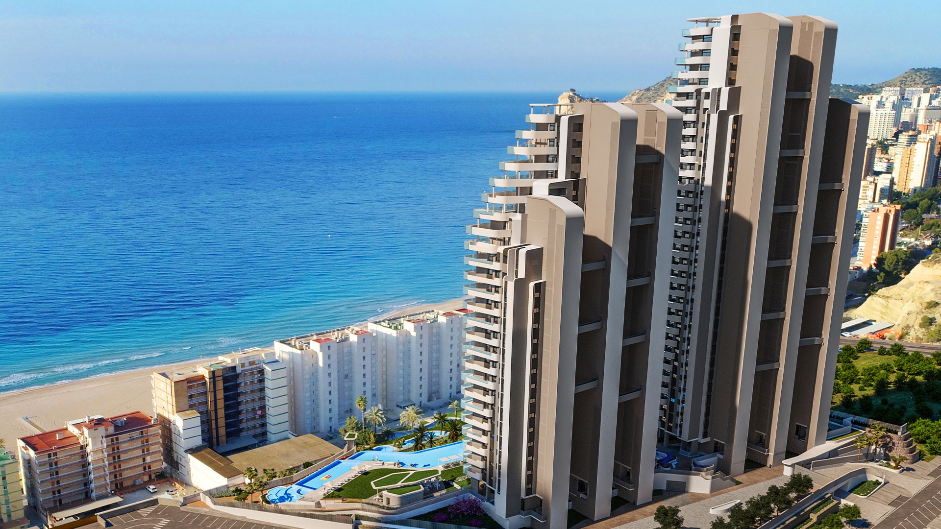 Nieuw gebouw - Appartement - Benidorm - Sunset Cliffs