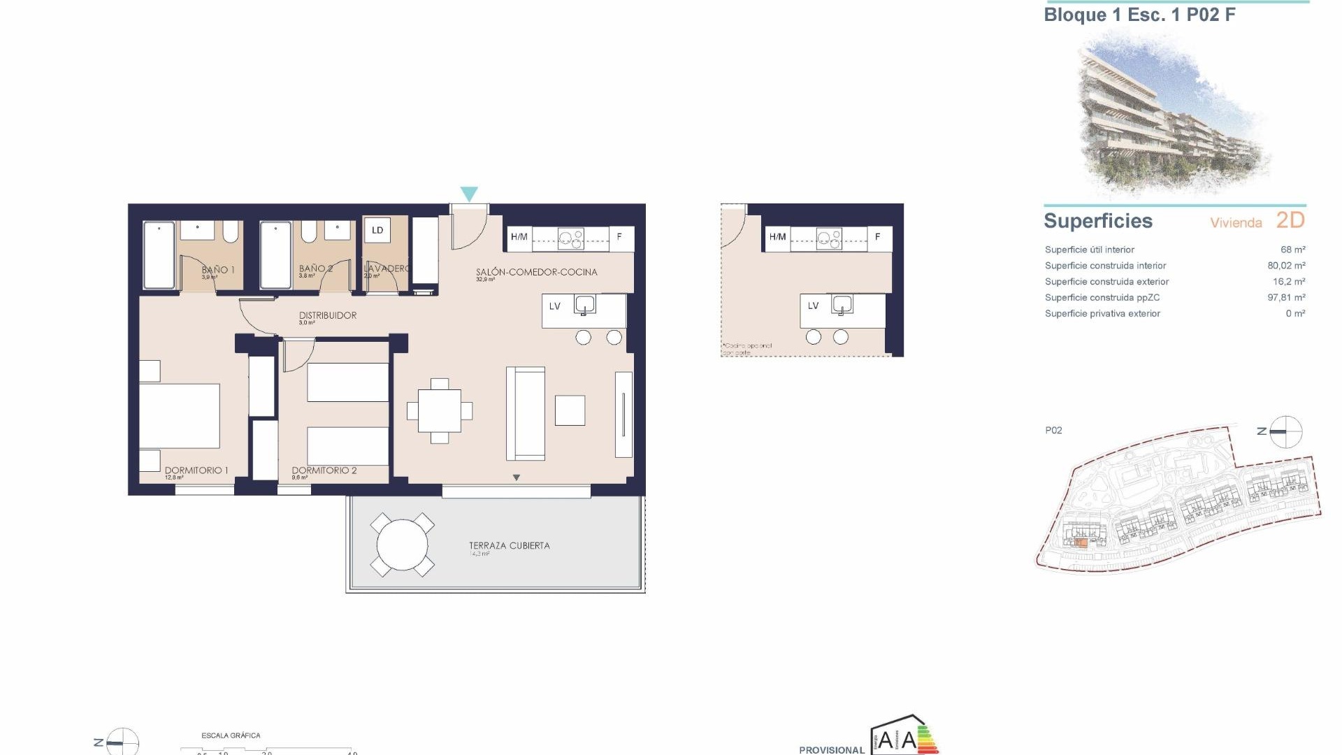 Nieuw gebouw - Appartement - Denia - Playa de La Almadraba