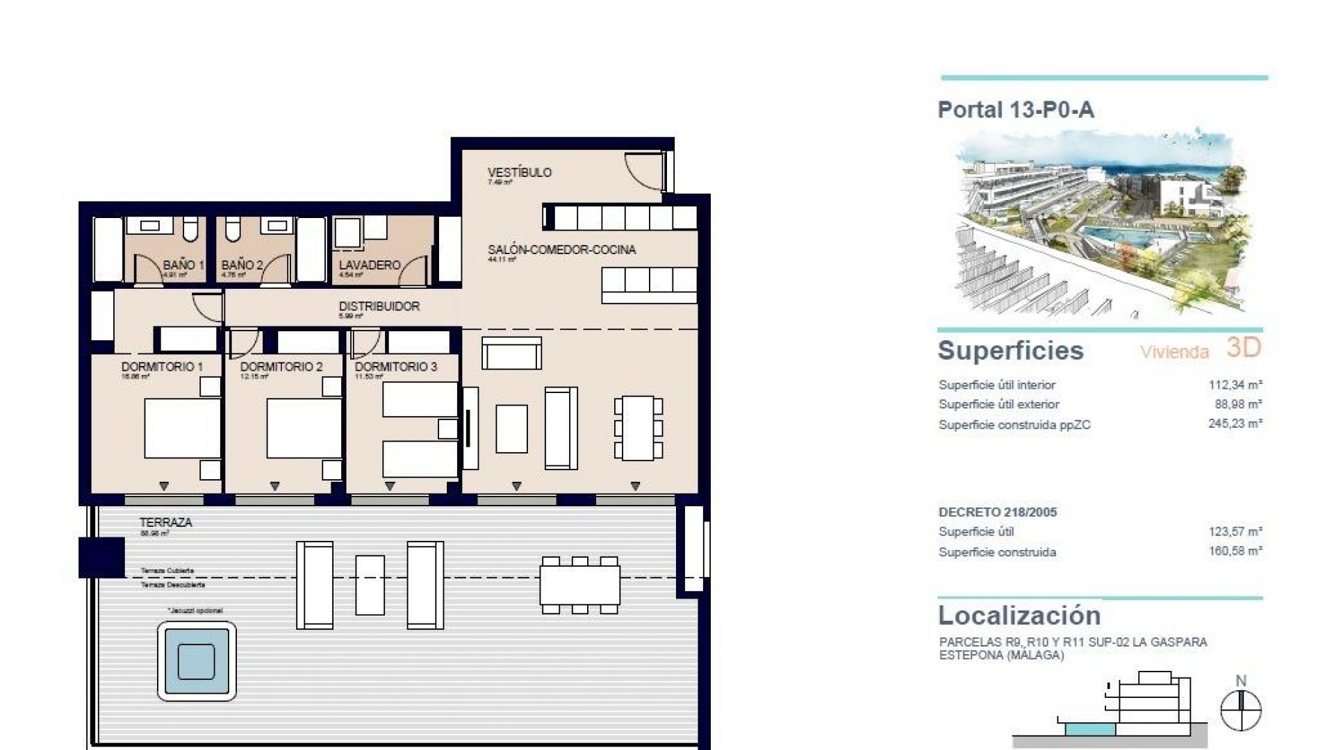 Nieuw gebouw - Appartement - Estepona - Urb. La Gaspara