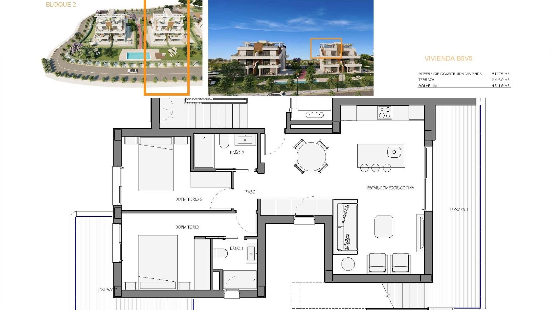 Nieuw gebouw - Appartement - Fuente Álamo - Hacienda del Alamo