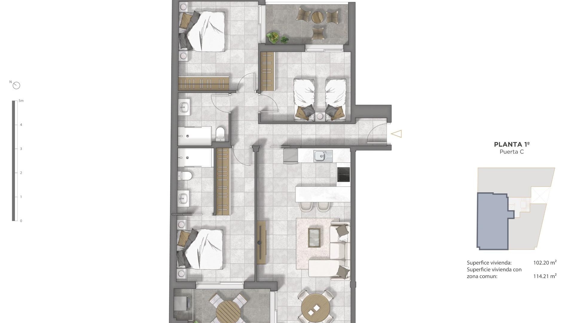 Nieuw gebouw - Appartement - Guardamar del Segura - Pueblo