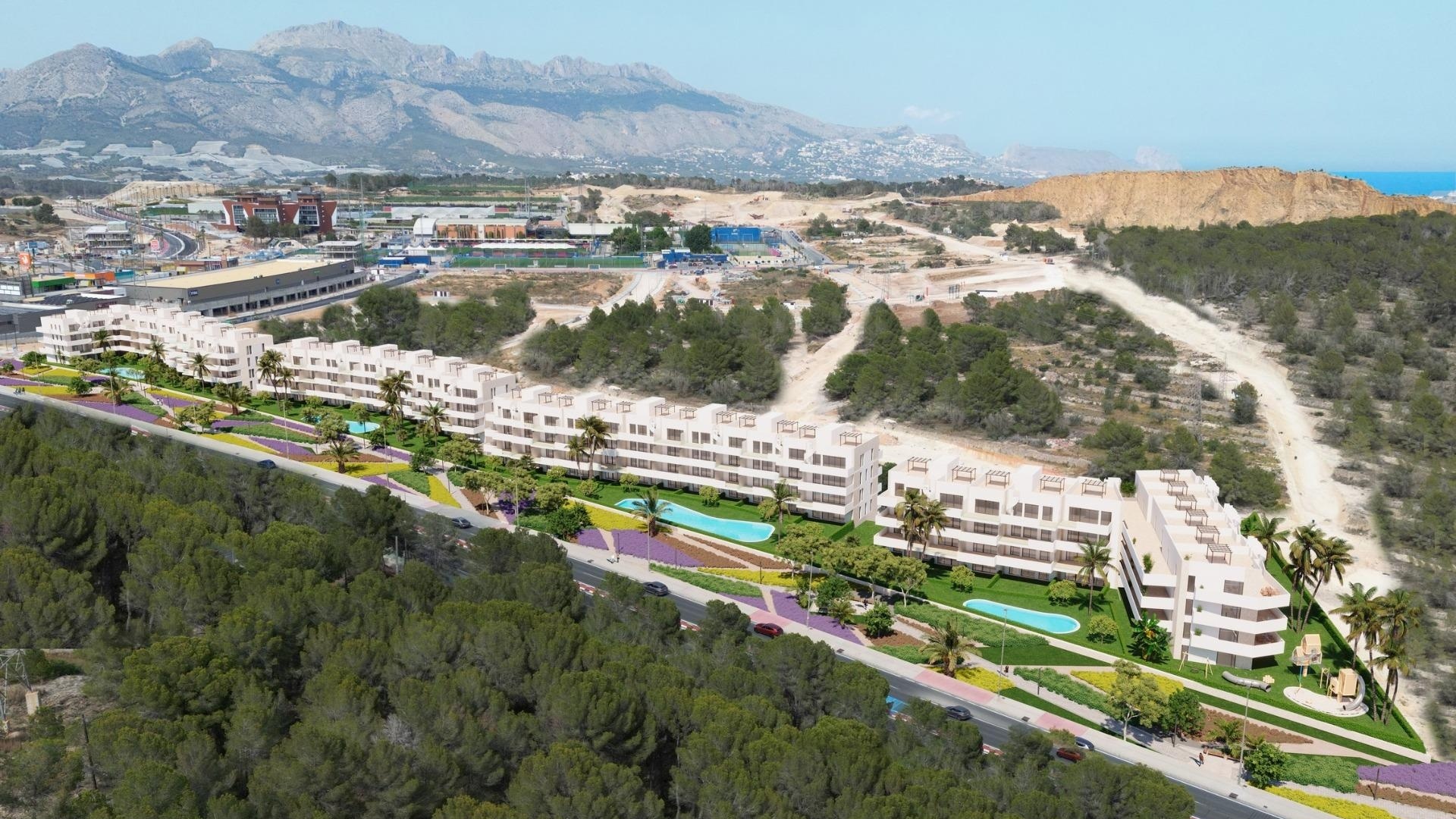 Nieuw gebouw - Appartement - La Nucia - Ciudad del Deporte