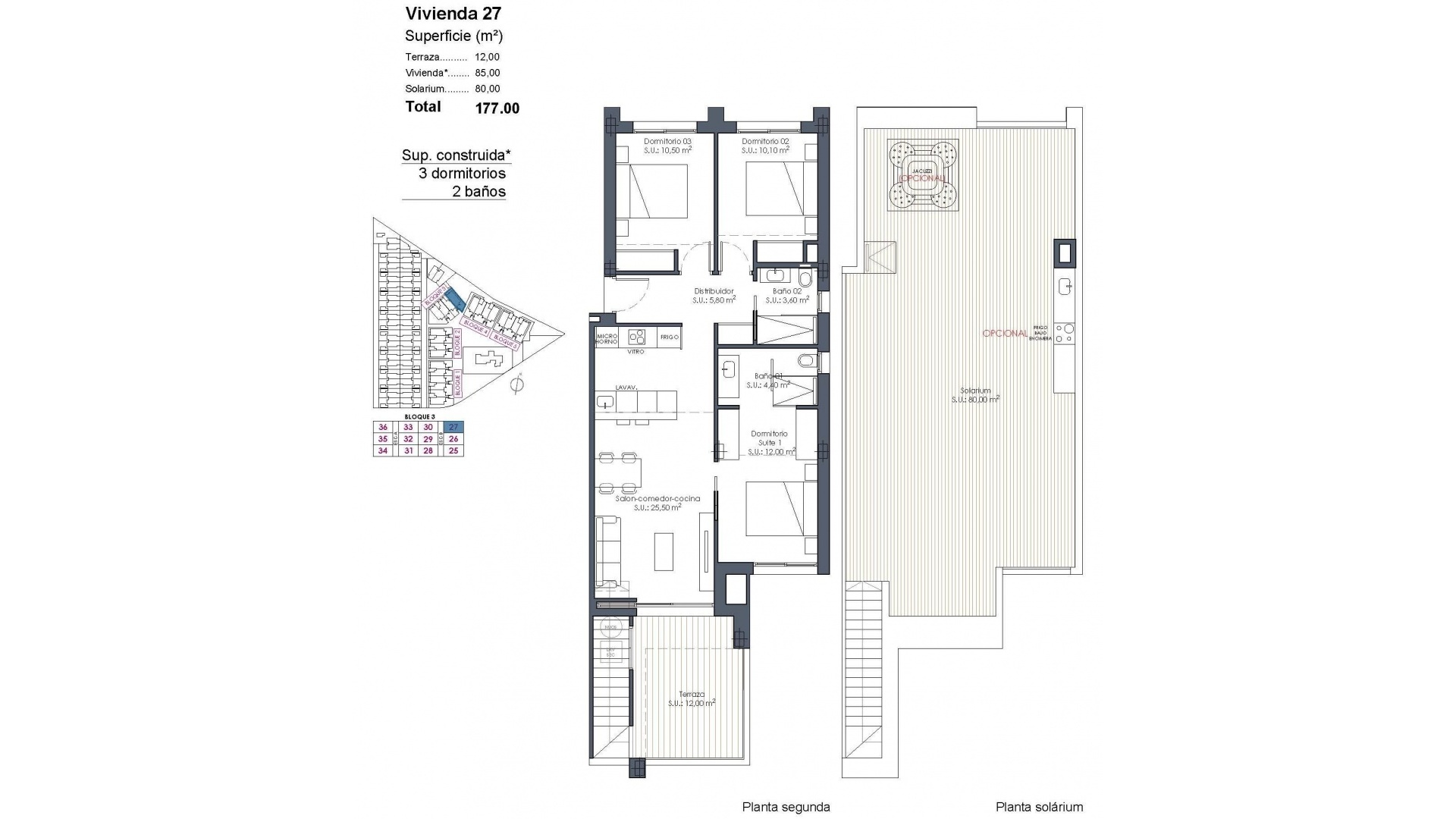 Nieuw gebouw - Appartement - Los Alcazares - Serena Golf