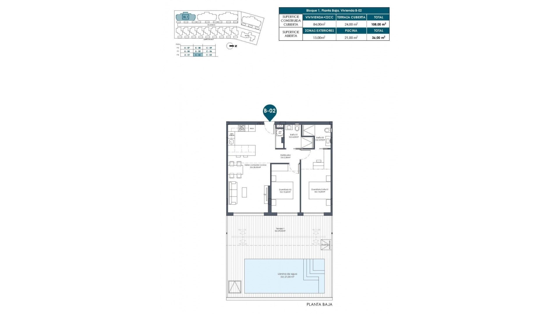 Nieuw gebouw - Appartement - Los Alcazares - Serena Golf