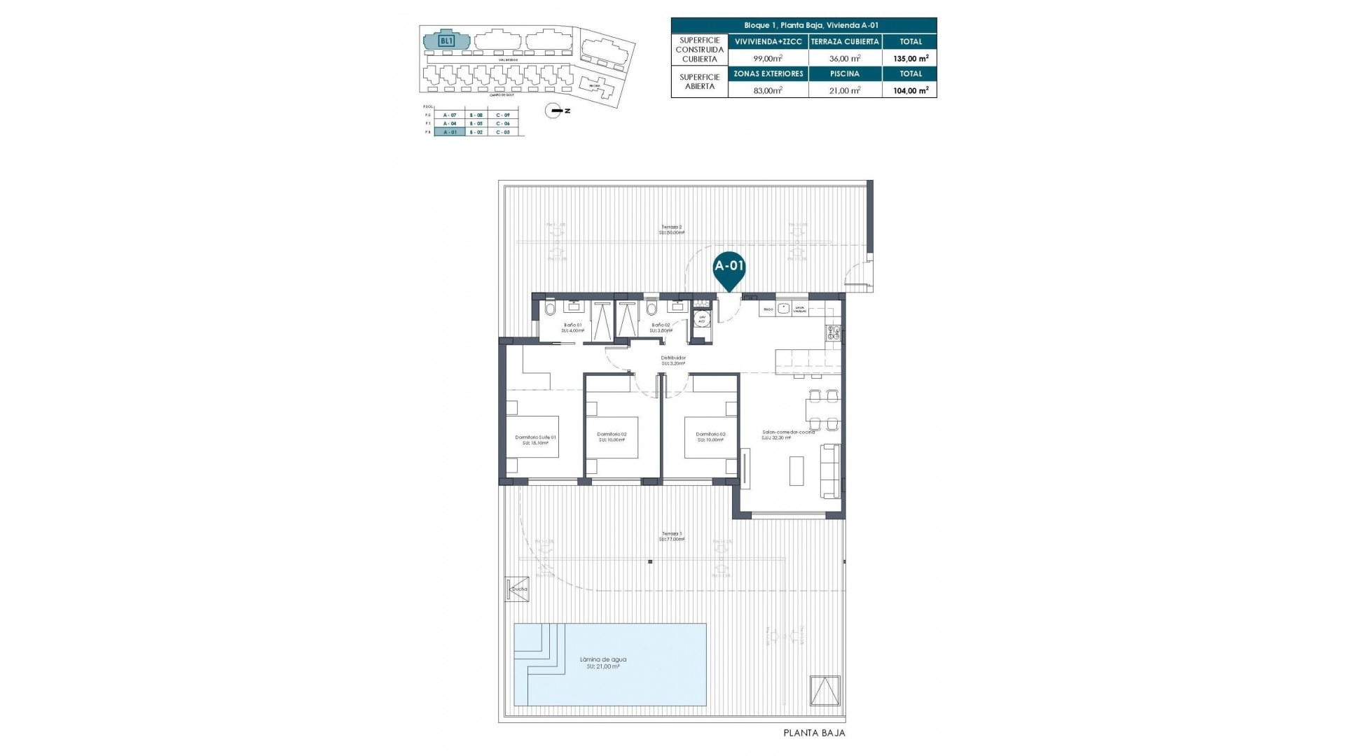 Nieuw gebouw - Appartement - Los Alcazares - Serena Golf