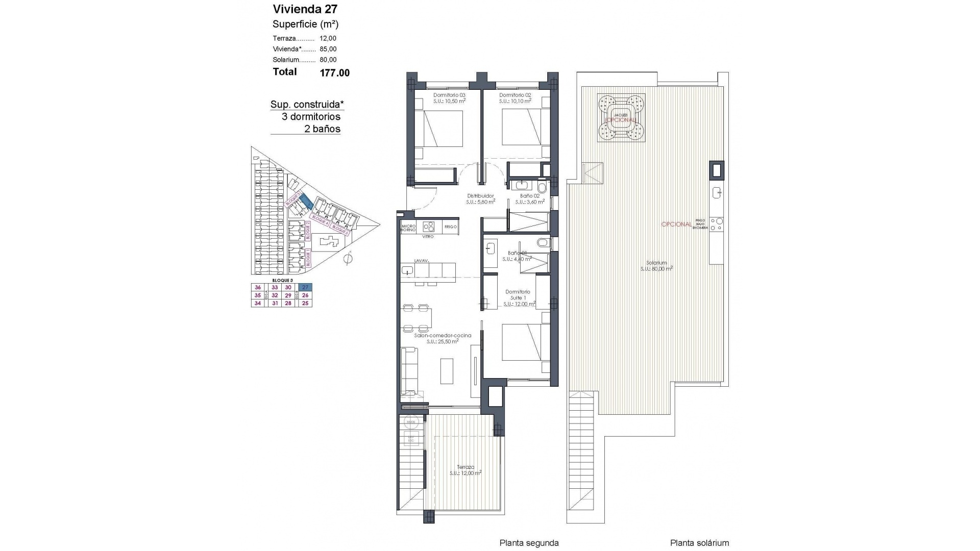 Nieuw gebouw - Appartement - Los Alcazares - Serena Golf