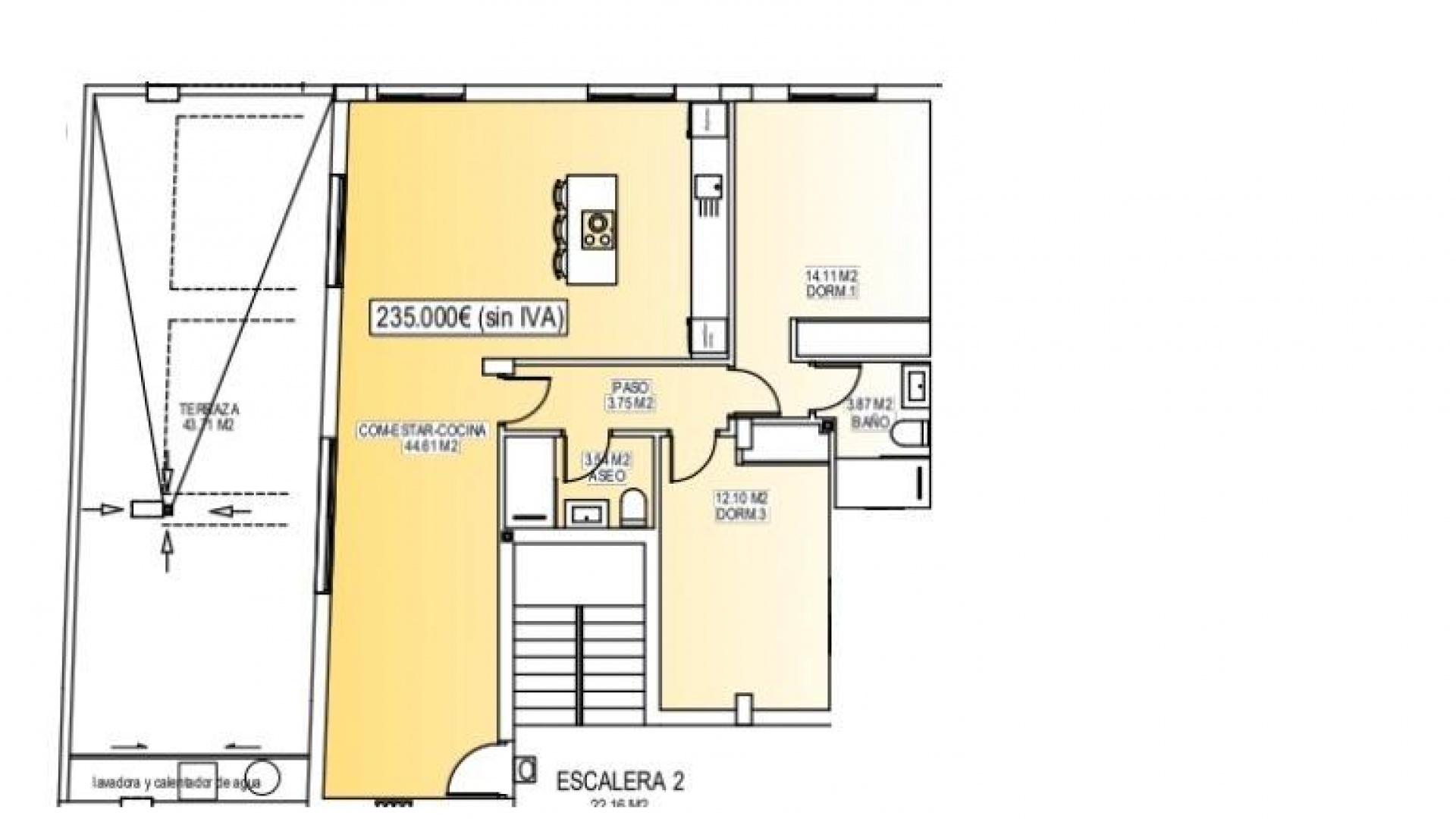 Nieuw gebouw - Appartement - San Miguel de Salinas - Pueblo