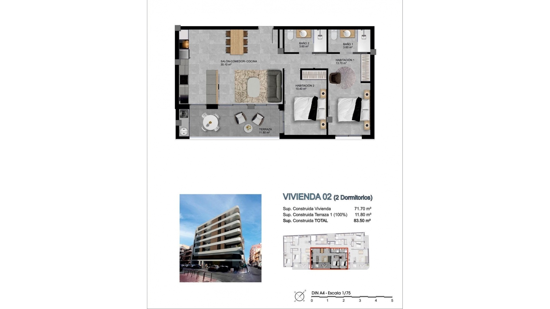 Nieuw gebouw - Appartement - Santa Pola - pueblo