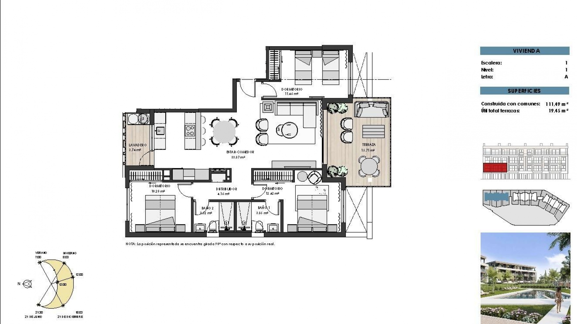 Nieuw gebouw - Appartement - Torre Pacheco - Santa Rosalia Lake And Life Resort