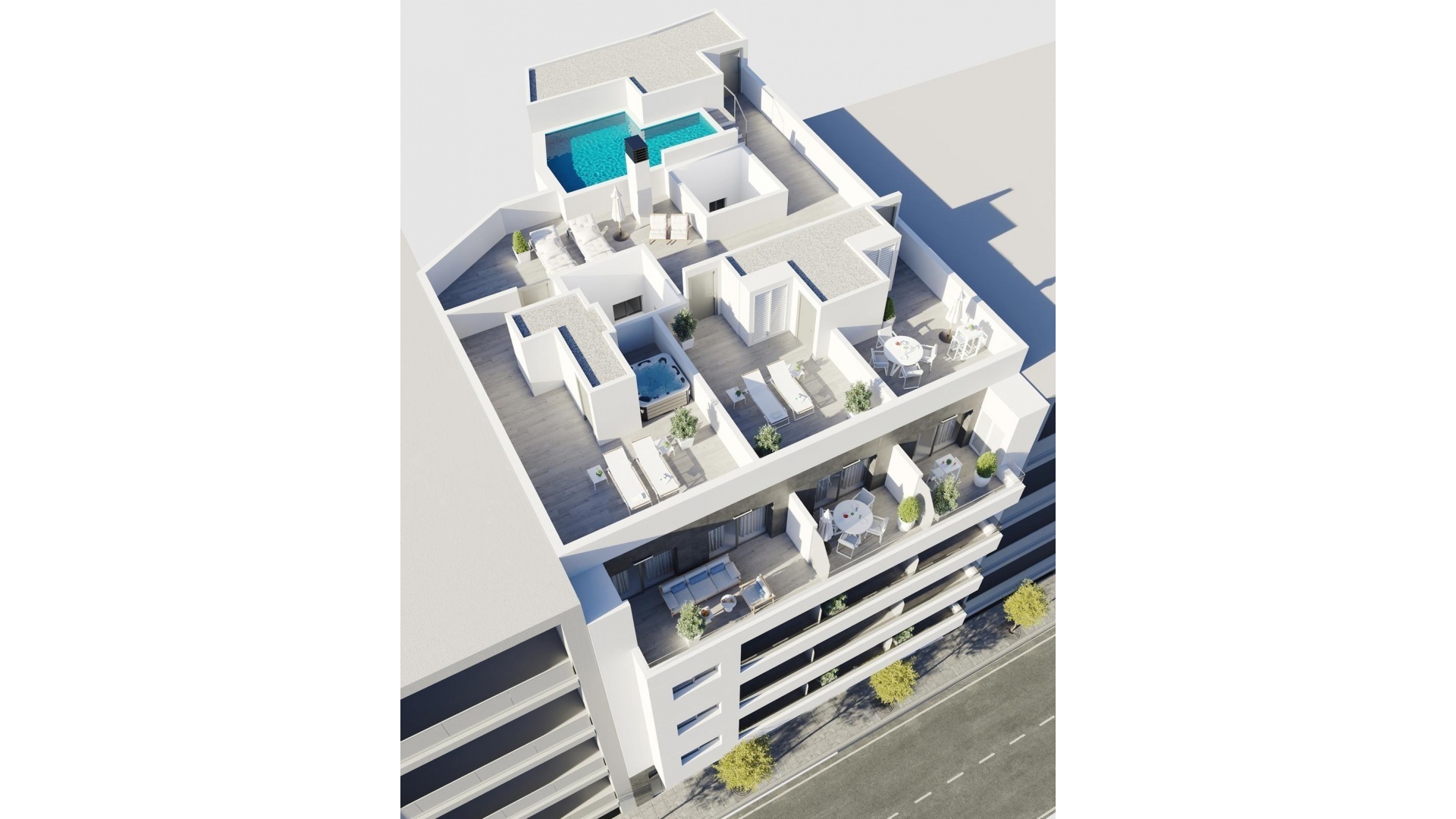 Nieuw gebouw - Appartement - Torrevieja - Centro