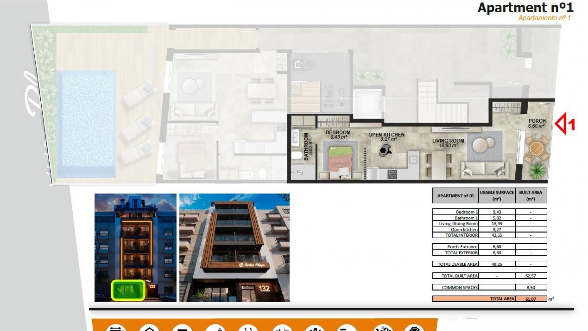 Nieuw gebouw - Appartement - Torrevieja - Playa de El Cura