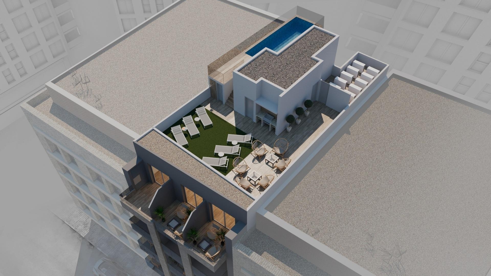 Nieuw gebouw - Appartement - Torrevieja - Playa De Los Locos