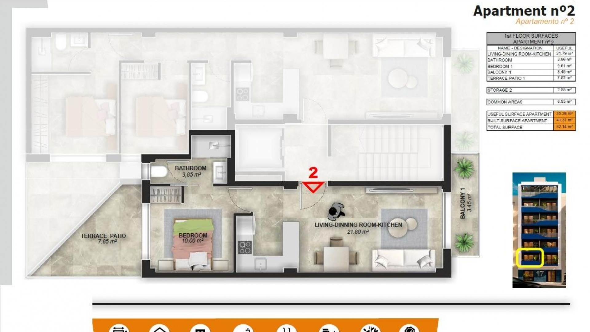 Nieuw gebouw - Appartement - Torrevieja - Playa del Acequión